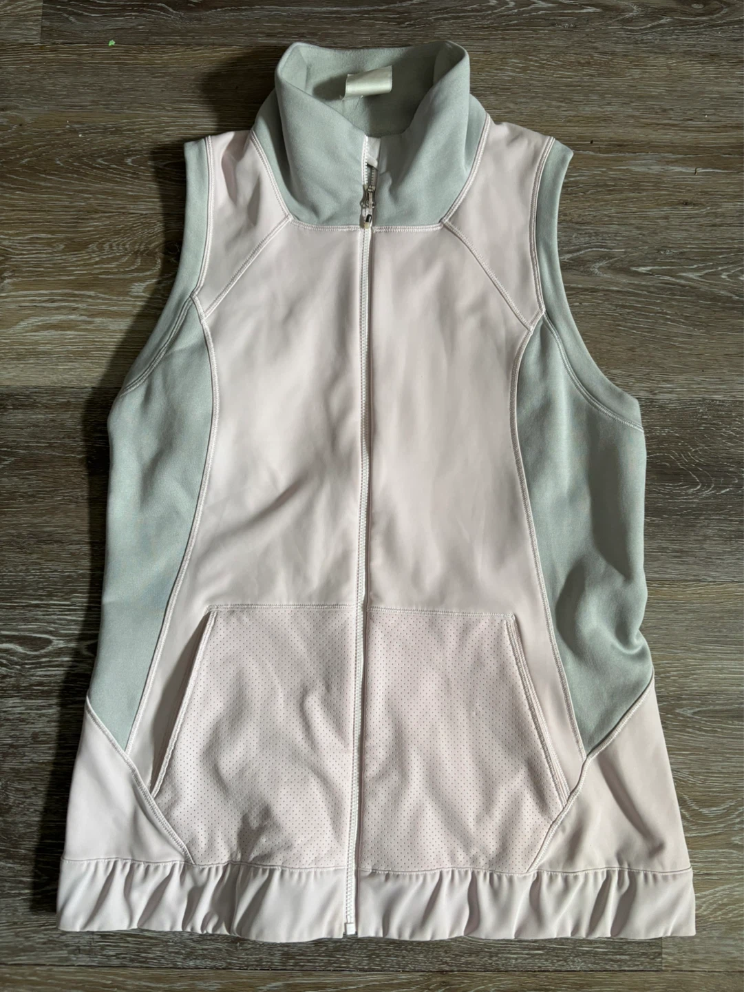 Lululemon Athletica Pink & Grey Fleece Vest - photo 2