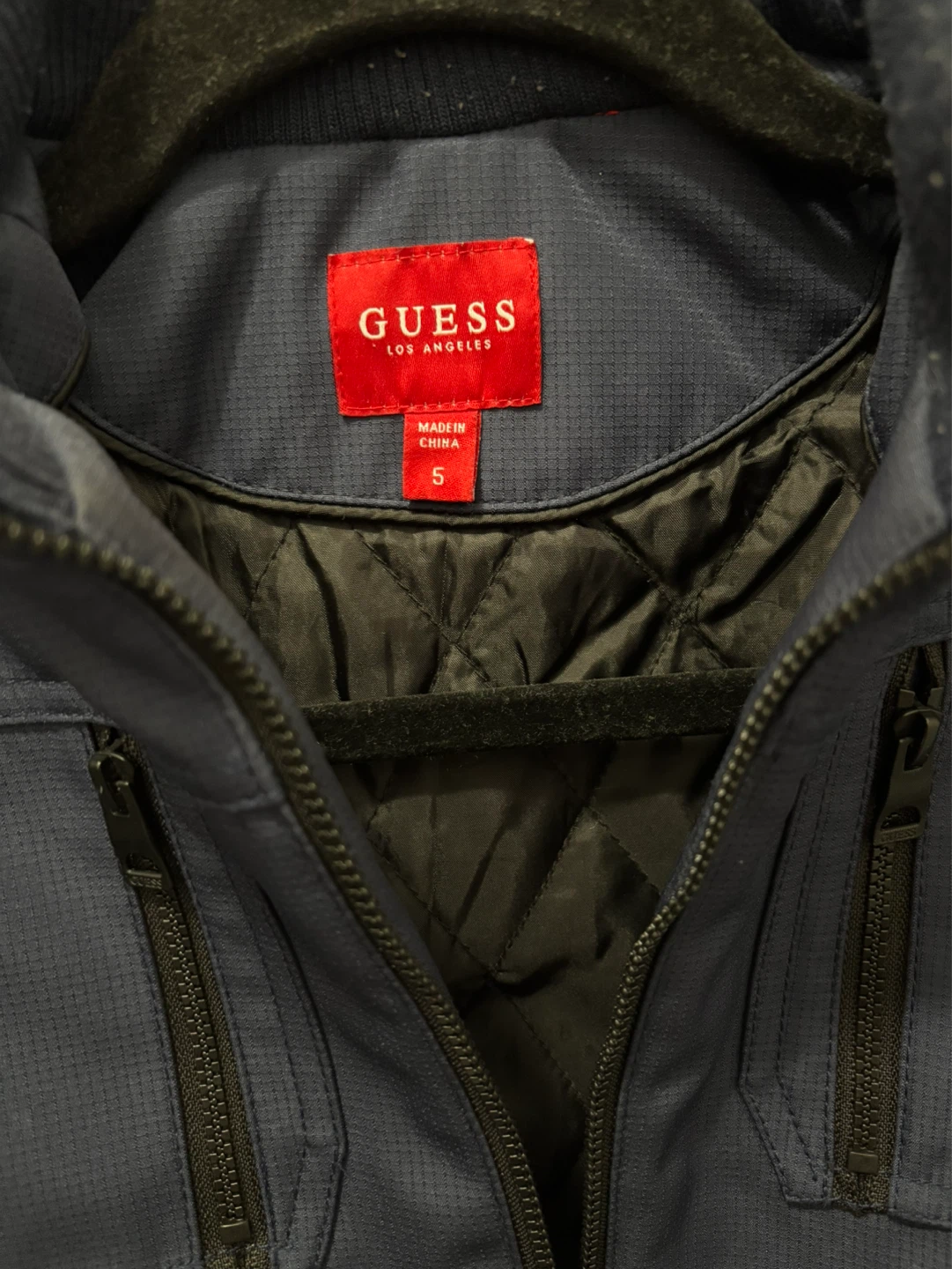 Guess Los Angeles Navy Jacket - Size 5 - photo 3