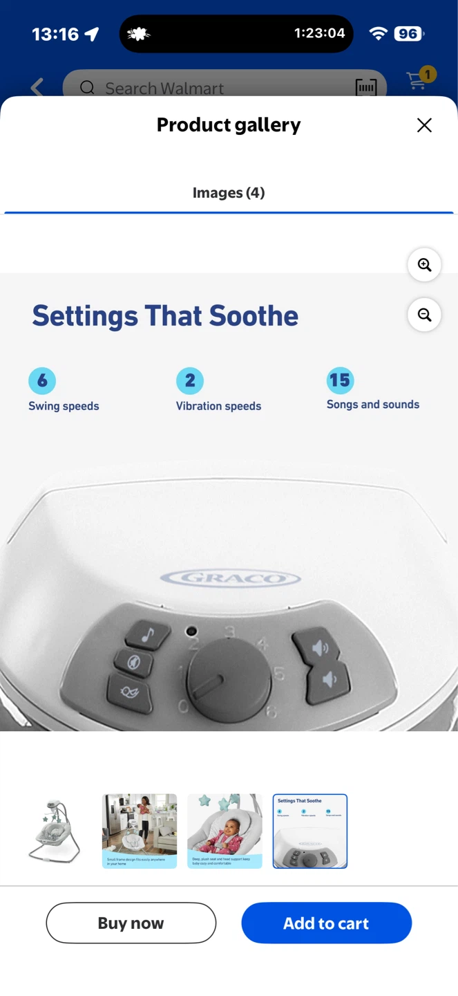 Graco Simple Sway Swing - photo 3