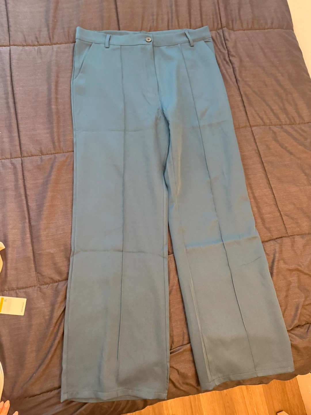 ELLE Toronto Women's Suit Set - Teal Blue Blazer and Pants - photo 2