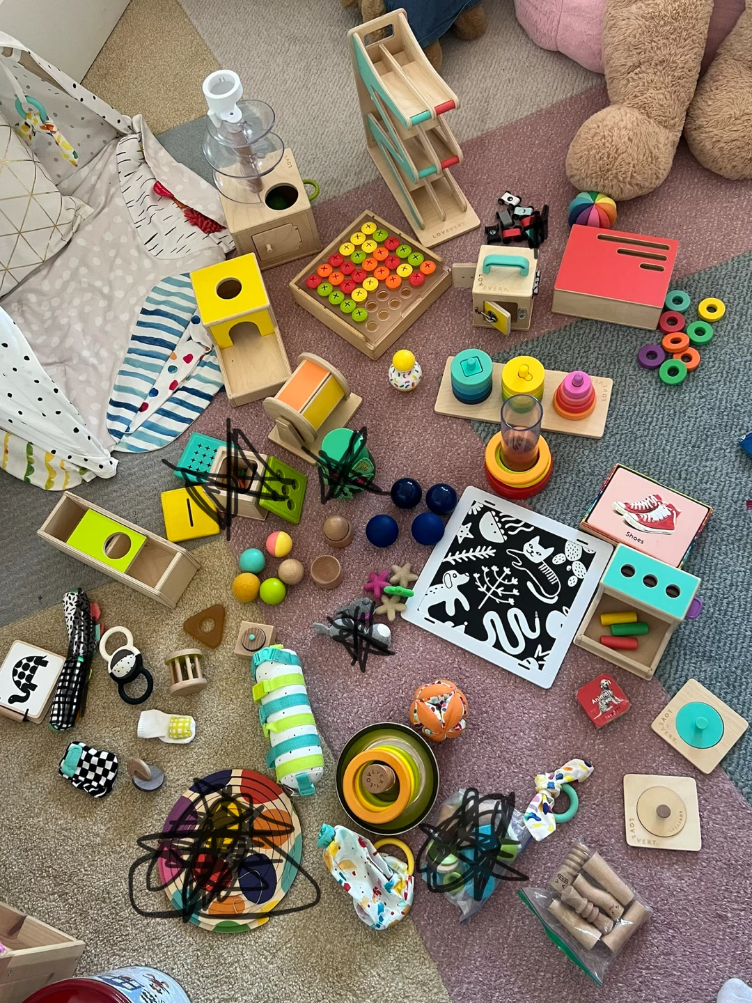 Montessori and LOVEVERY Wooden Toys