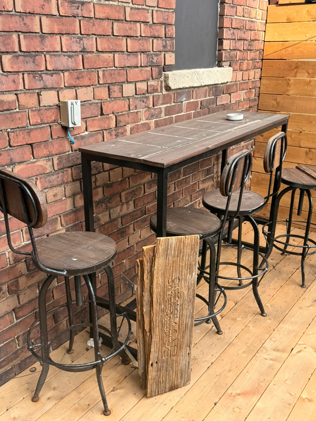 Bar Table and Stools Set