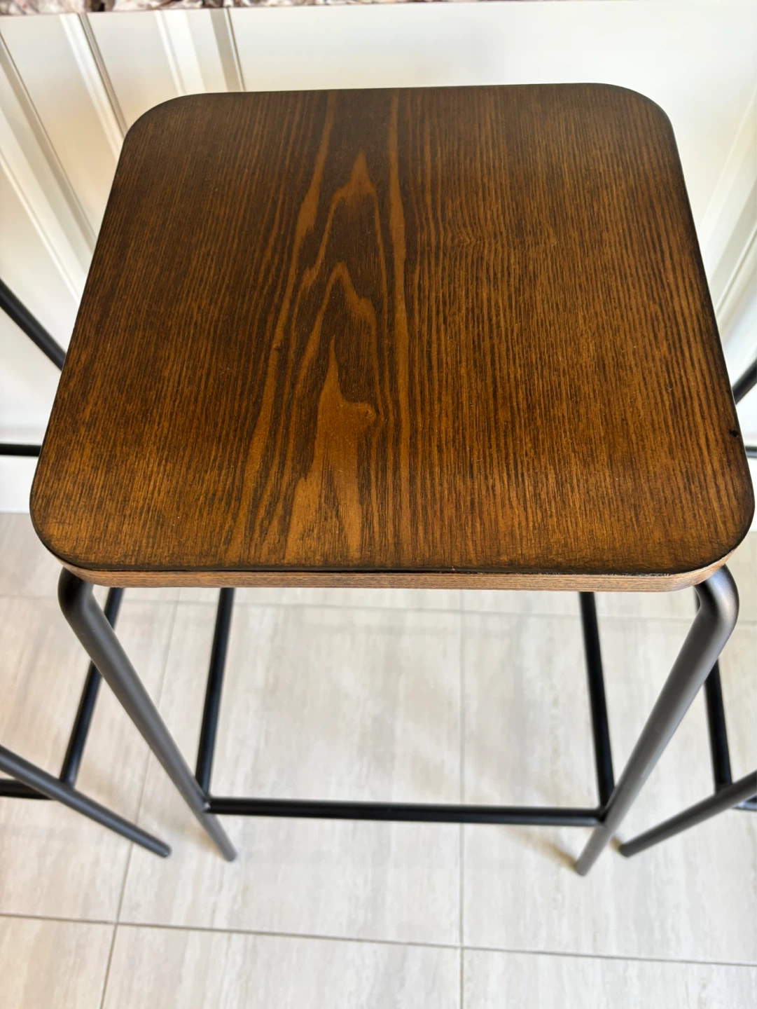 Set of 3 Bar Stools - photo 2