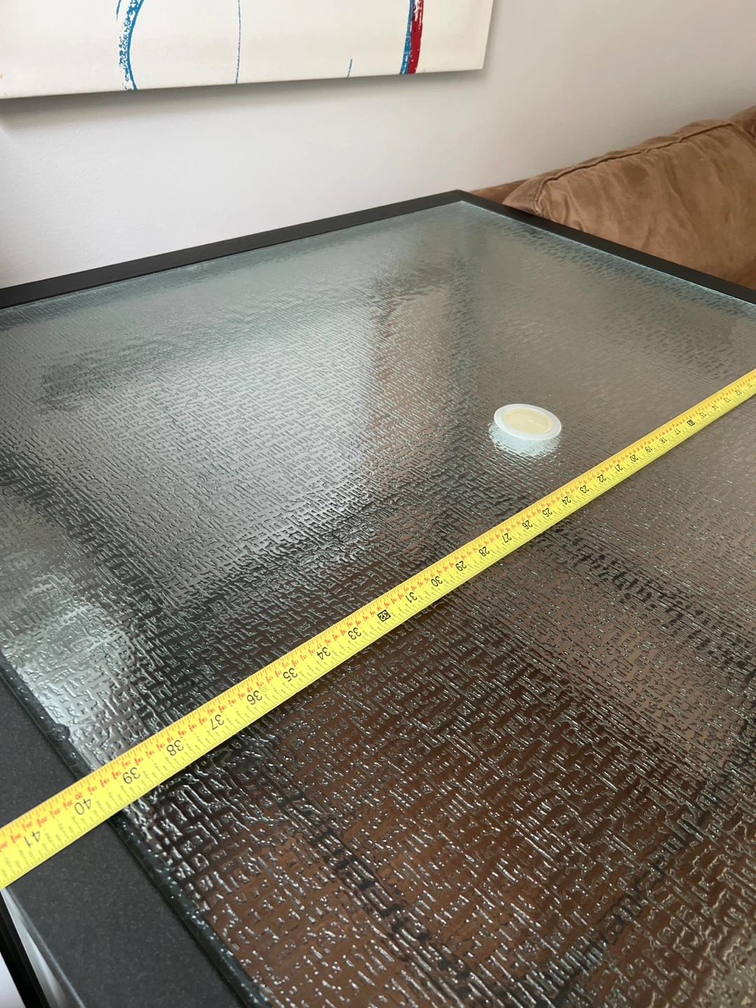 Glass Top Outdoor Table 42”x42” new - photo 2