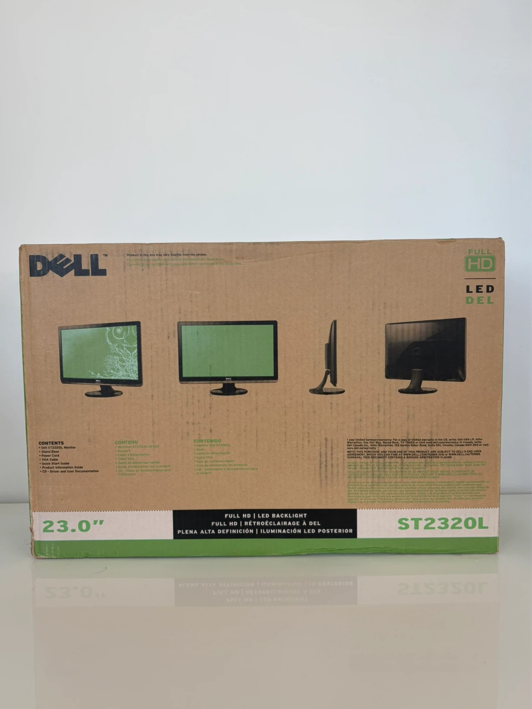 23” Dell Monitor with Stand and Power Cable, In Box - photo 5