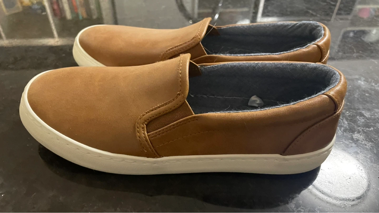 Brown slip on shoes - photo 2