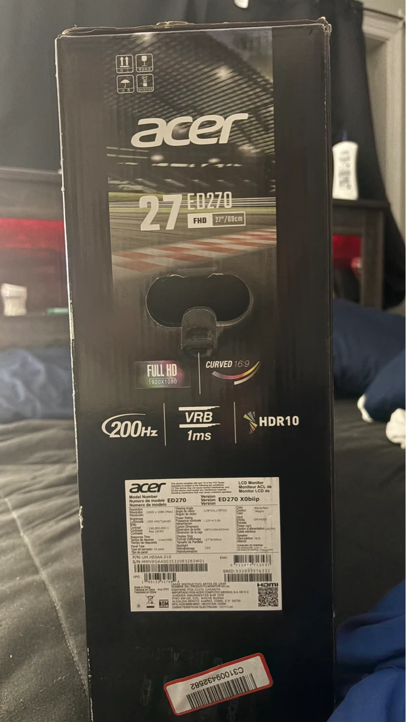 Acer Monitor Nitro EDO series (ED270) - photo 2
