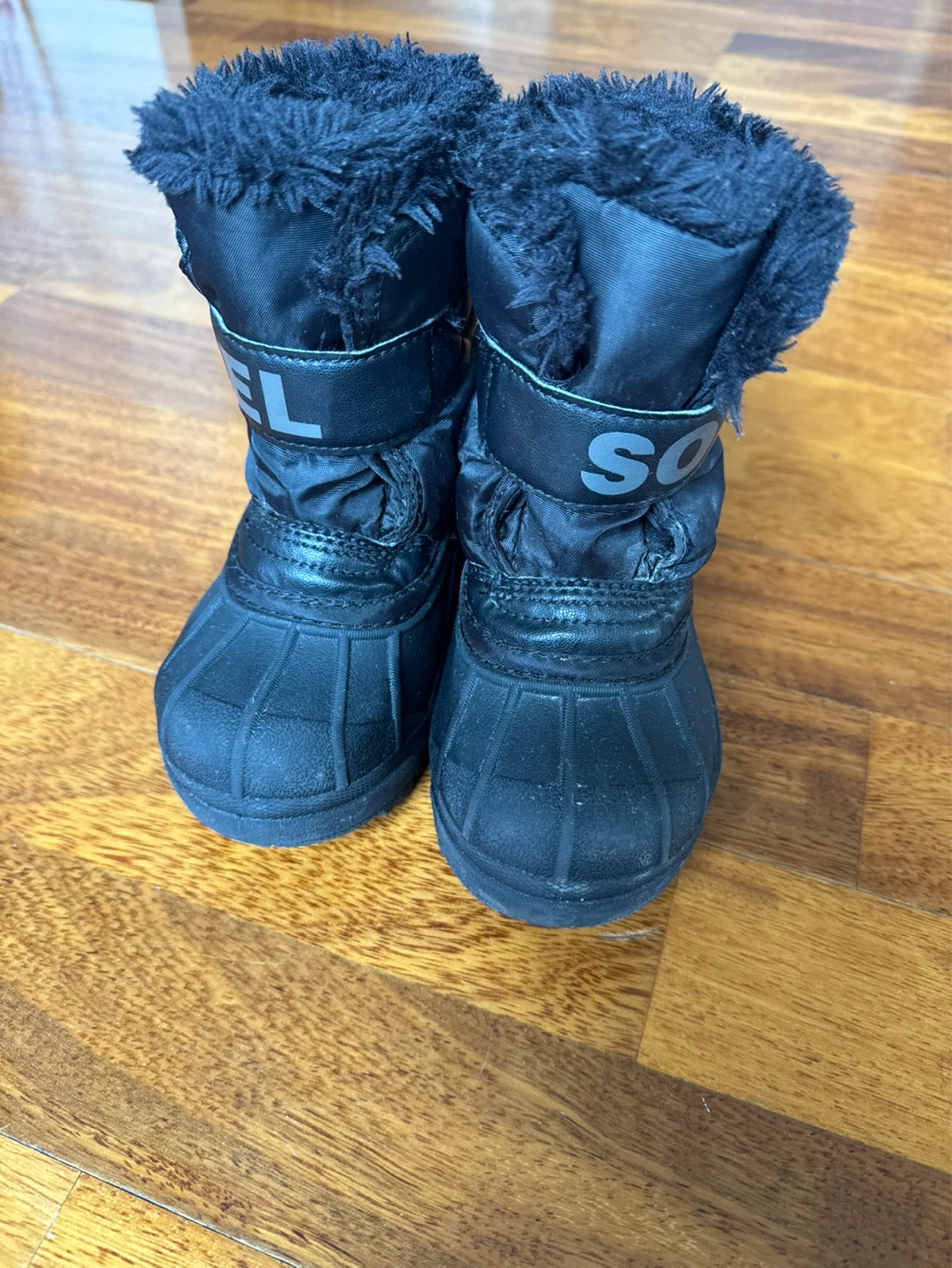 Sorel Black Winter Boots - Size 8 Kids - photo 2