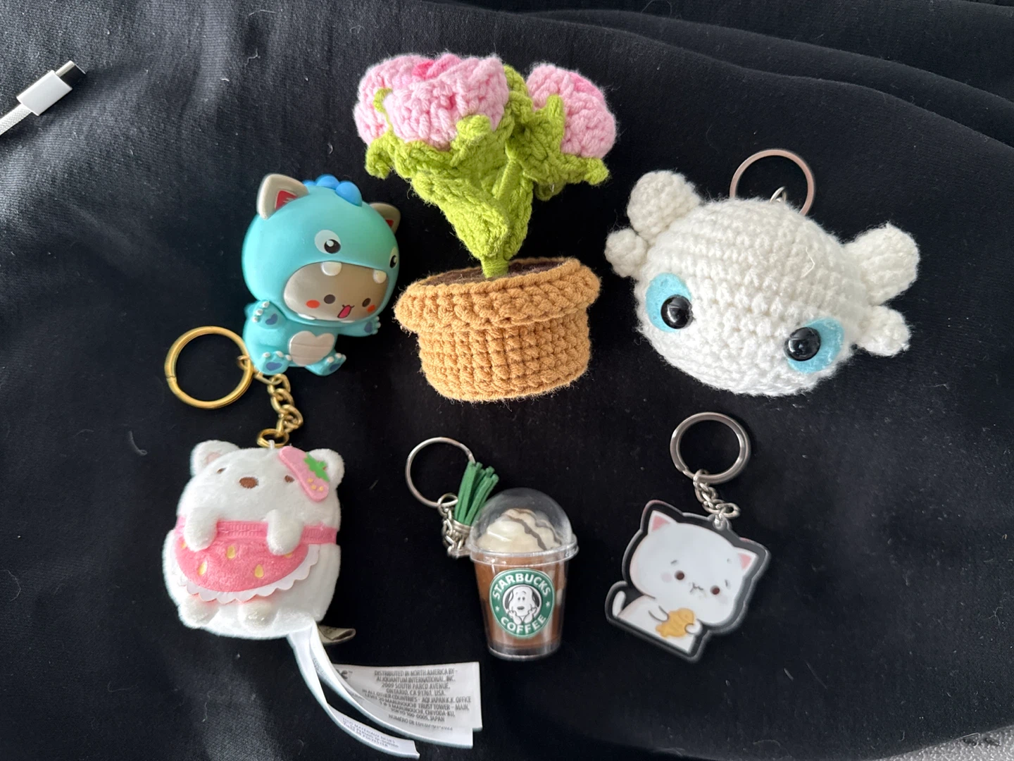 keychains and crochet