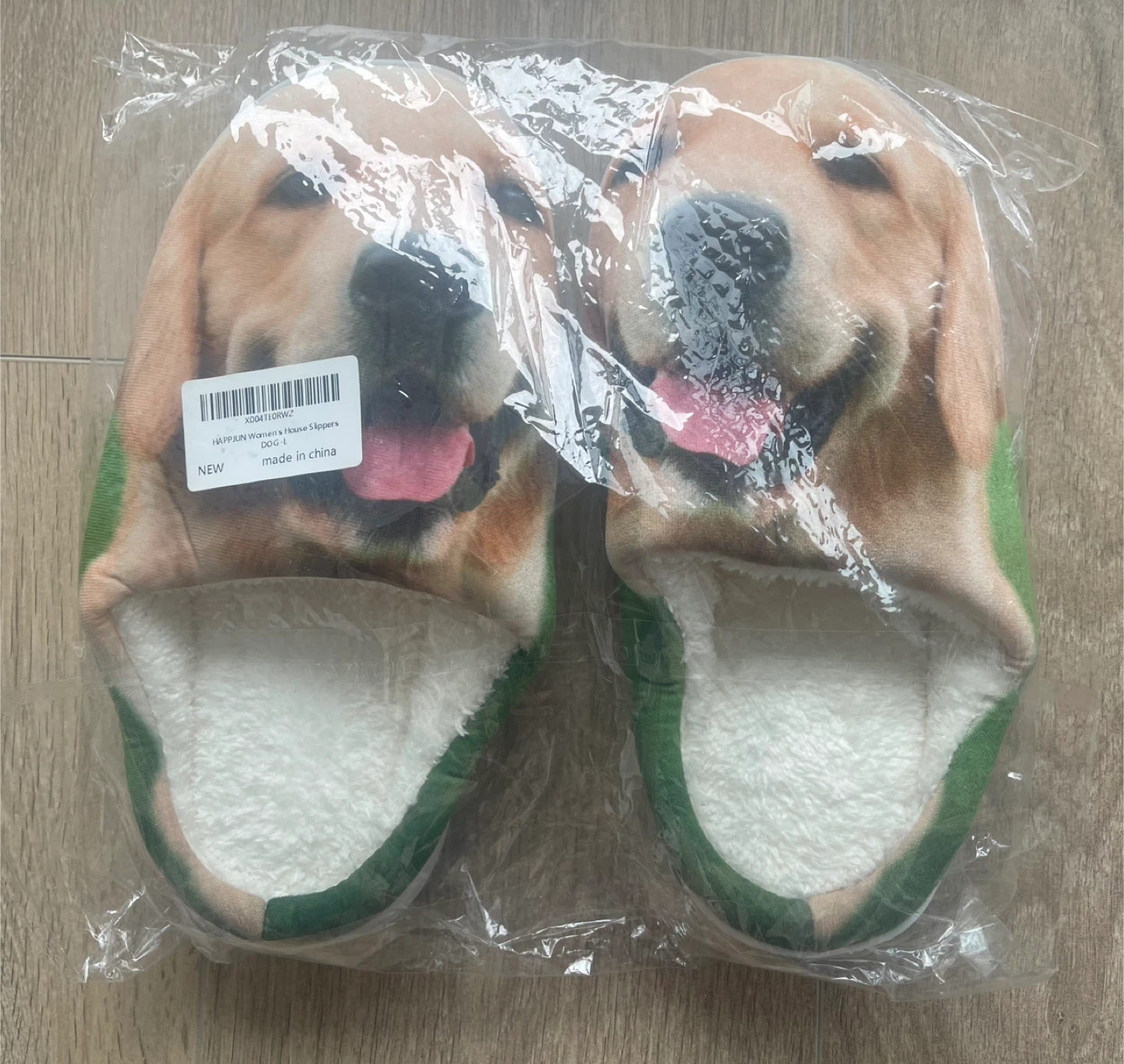 Golden Retriever Dog Face Slippers