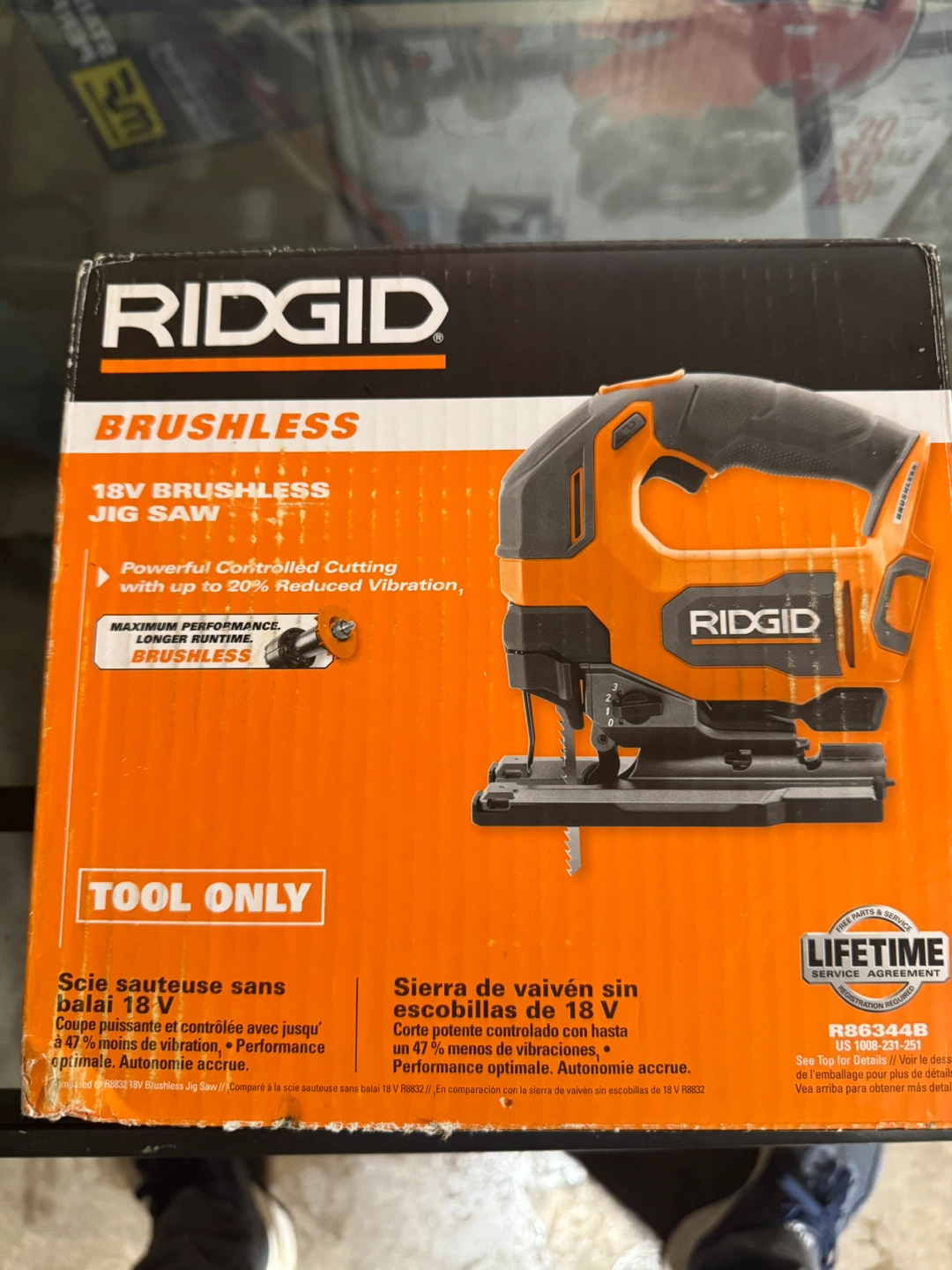 Ridgid 18V Brushless Jig Saw (Tool Only)