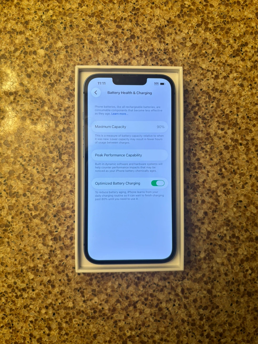 iPhone 13 90 Battery Blue 128GB - photo 2