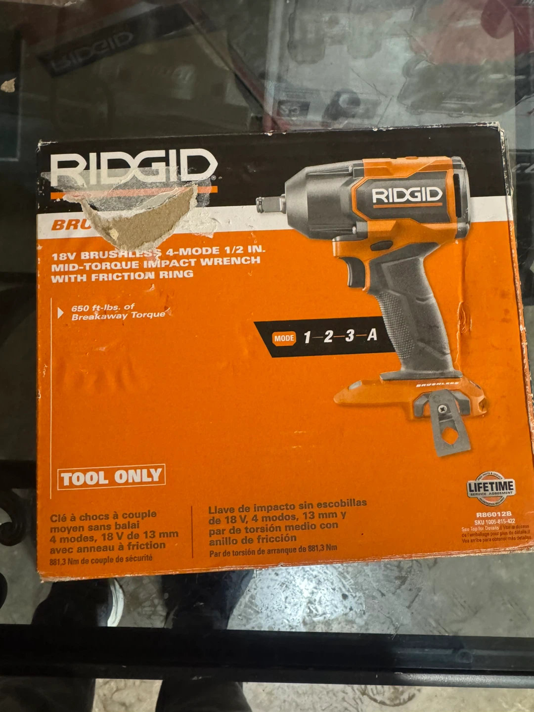 RIDGID 18V Brushless 4-Mode 1/2 in. Mid-Torque Impact Wrench