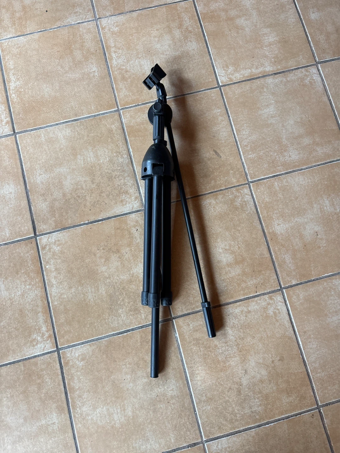 Black Portable Microphone Stand - photo 2