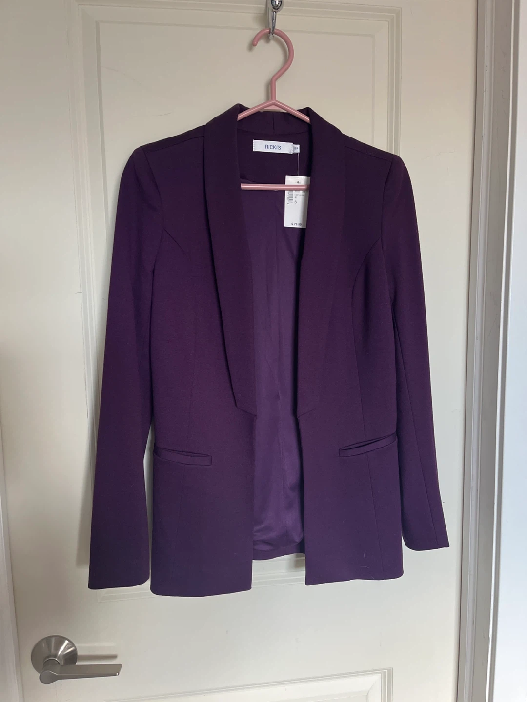 Ricki's Purple Blazer Jacket Size S