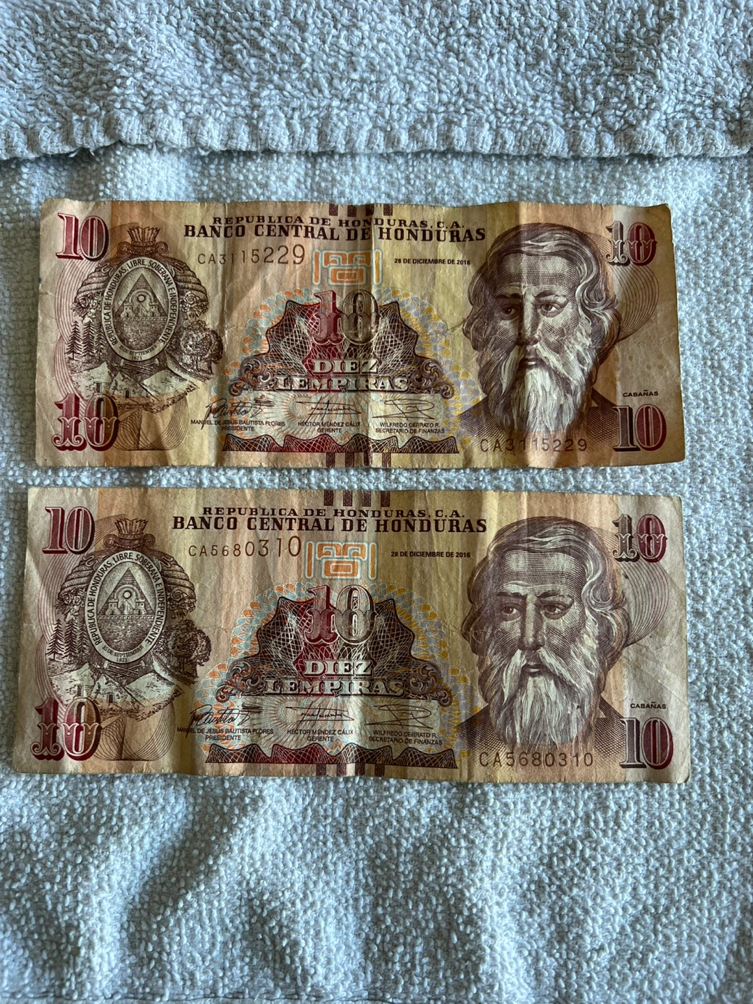 Honduran Bank Notes