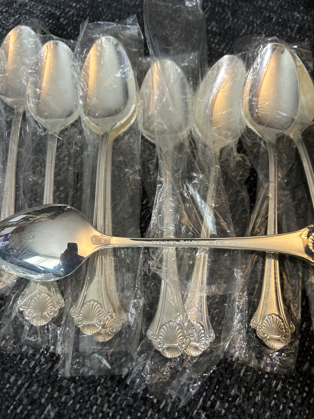 Silver Plated Stainless Steel Spoons 12 - photo 2