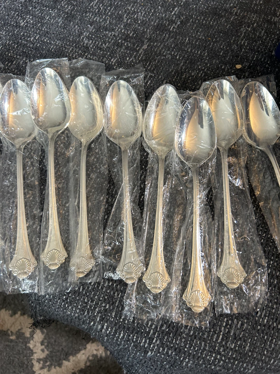 Silver Plated Stainless Steel Spoons 12
