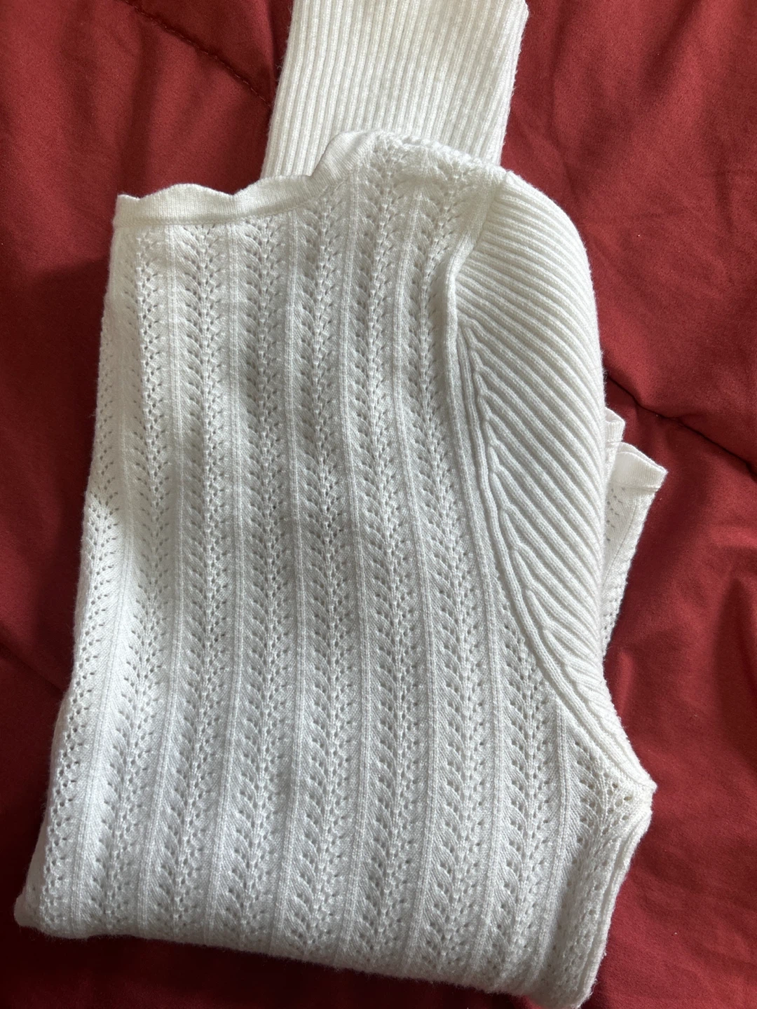 Wilfred White Knit Top - photo 4