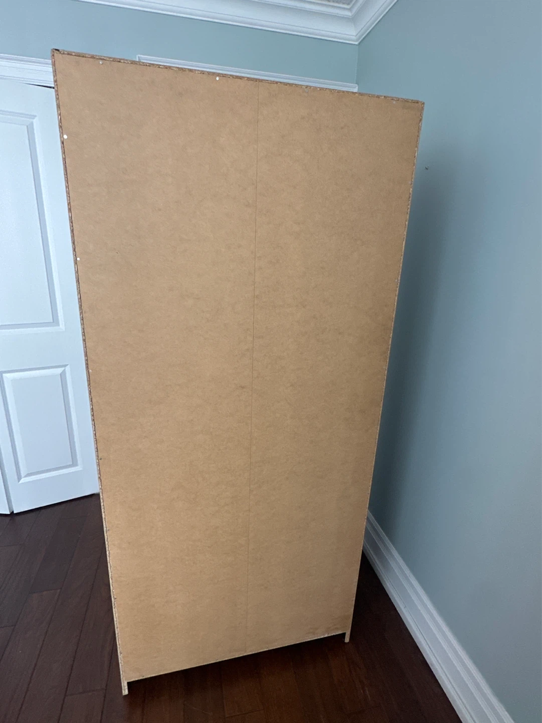 Dark Brown Double Door Wardrobe with Hanging Rail - photo 4