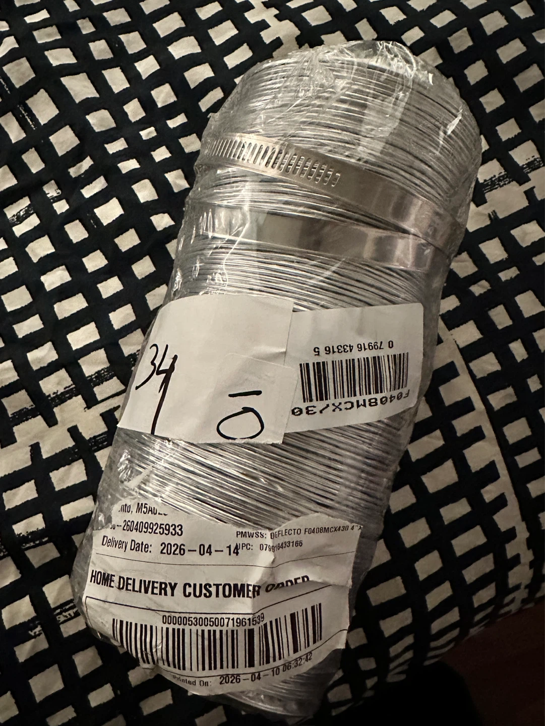 DEFLECTO Dryer Vent Hose 4”x96” + 2 clamps - photo 2