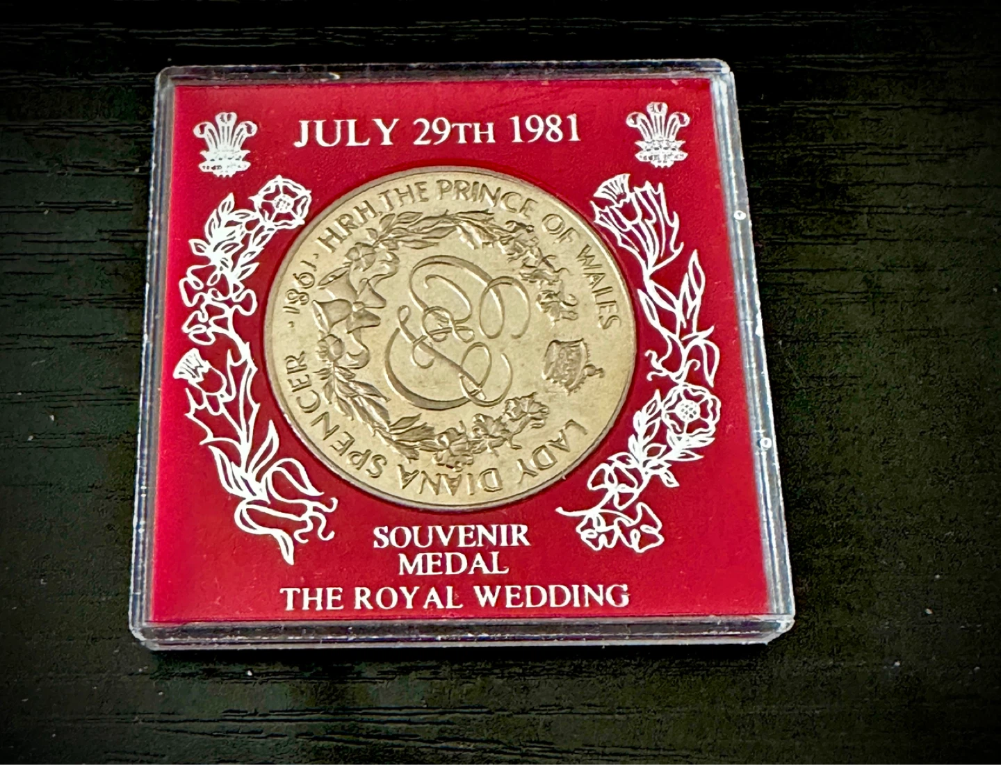 Royal Wedding Souvenir Medal - Prince Charles & Lady Diana