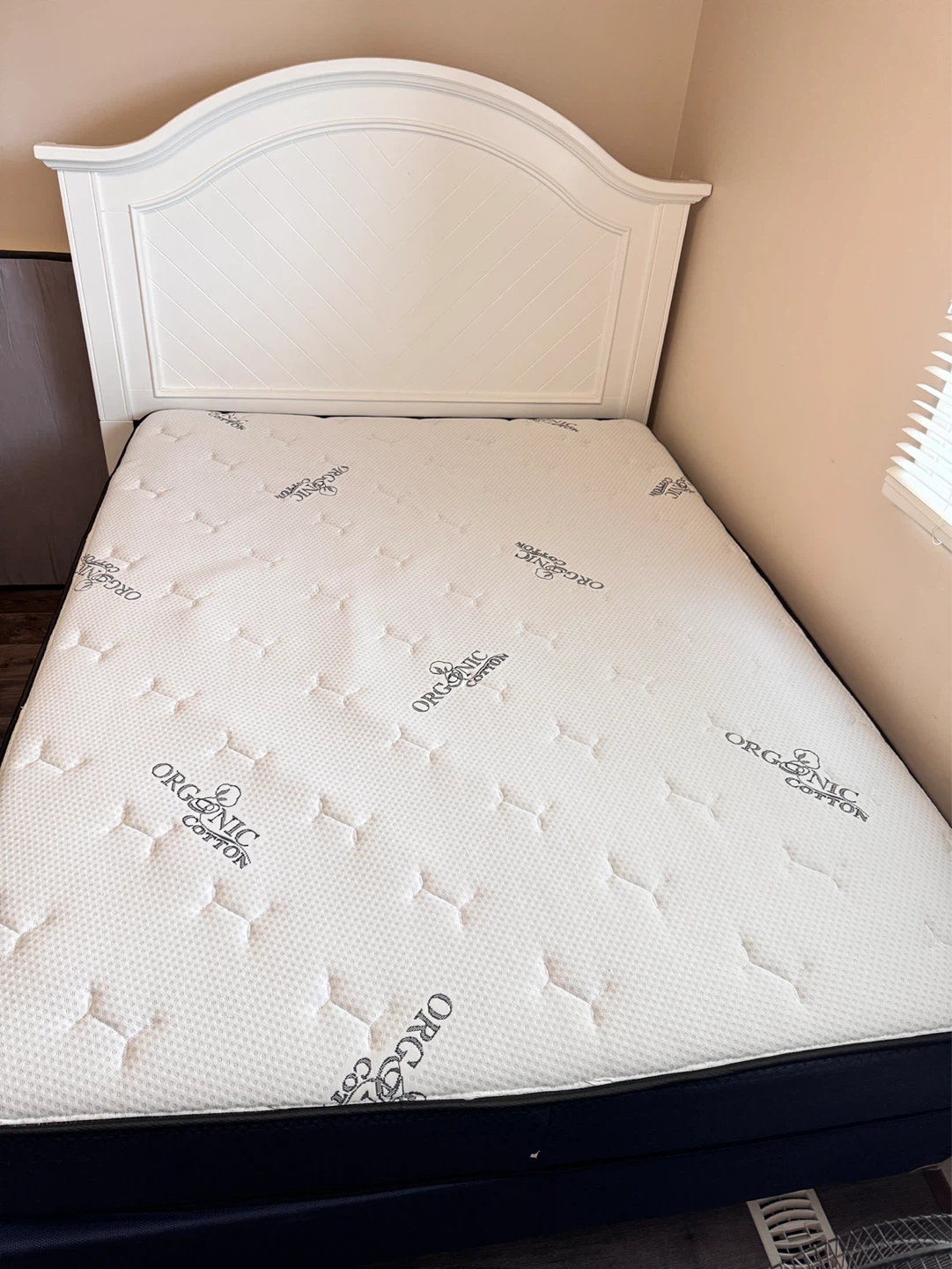 Organic Cotton Queen Mattress with Box Spring