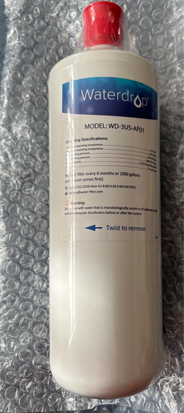 Waterdrop WD-3US-AF01 Undersink Water Filter (2 Pack) - photo 3