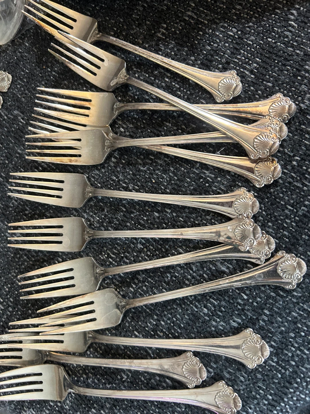 Set of 12 Silver Plated Forks