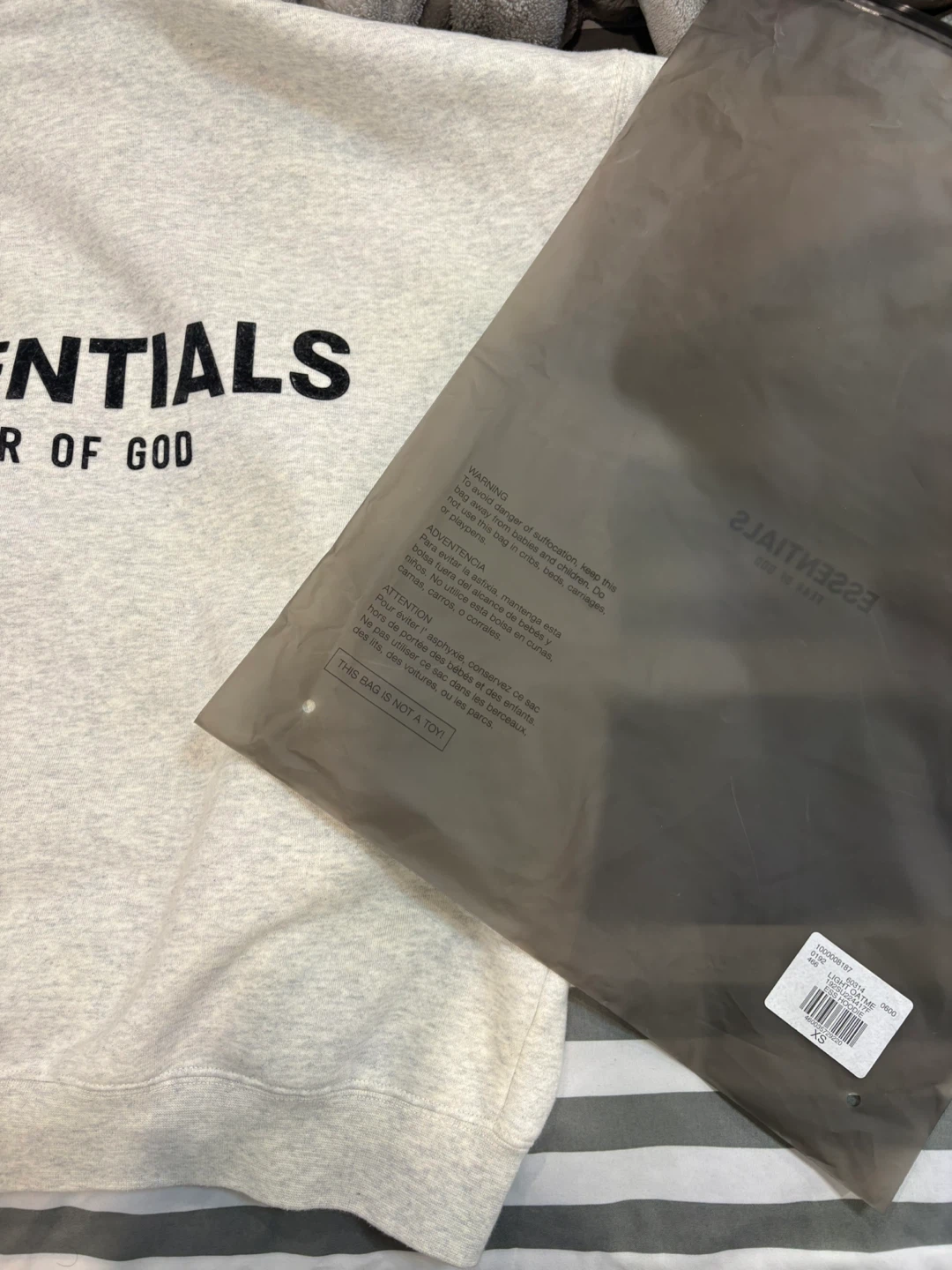 ESSENTIALS Hoodie Light Oatmeal XS - photo 4