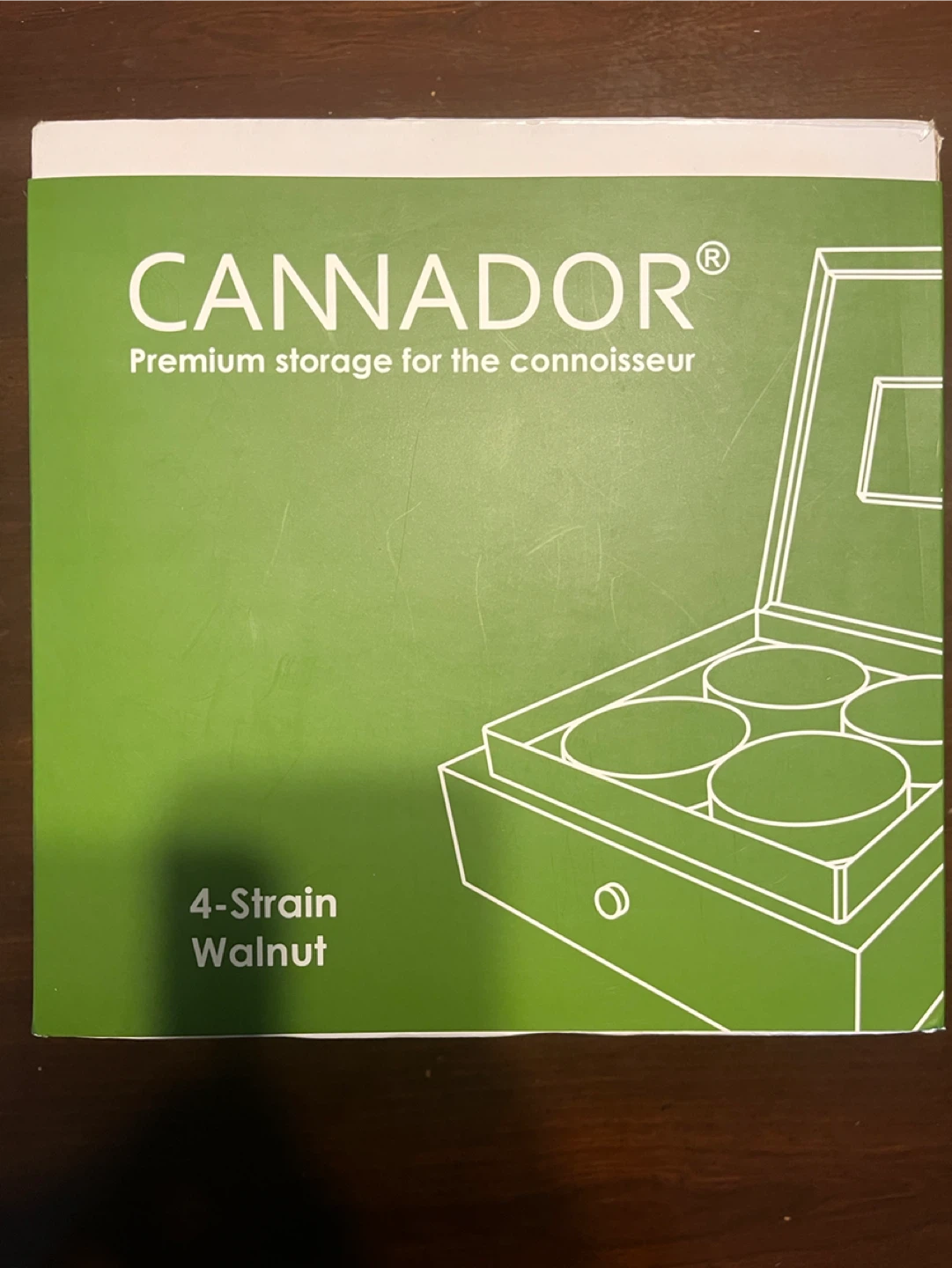 Brand New: Cannador 4-Strain Walnut Humidor Box with Vaporbeads - photo 5