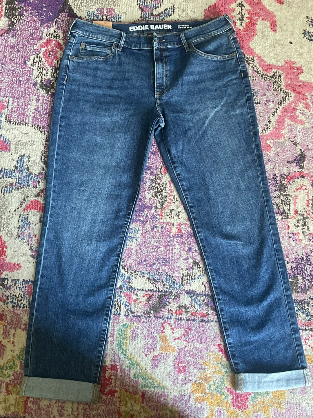 Eddie Bauer Women's Boyfriend Midrise Slim Jeans - Size 10