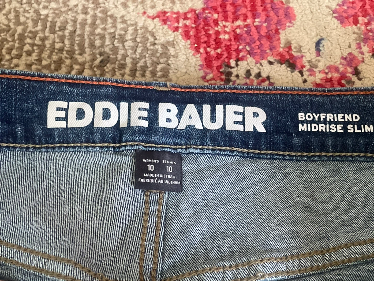 Eddie Bauer Women's Boyfriend Midrise Slim Jeans - Size 10 - photo 4