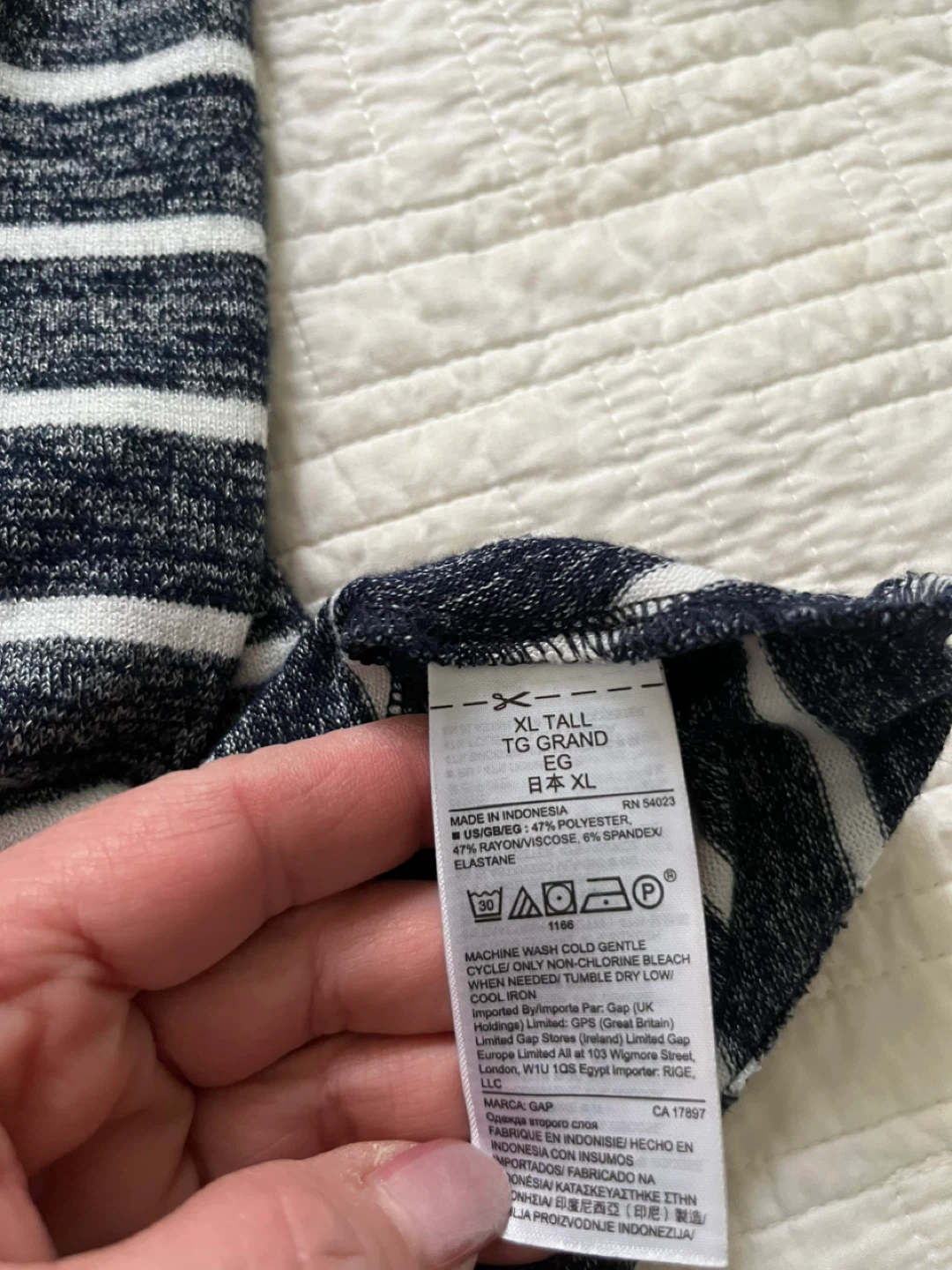 Gap Women's Striped Dress XL Tall - photo 3