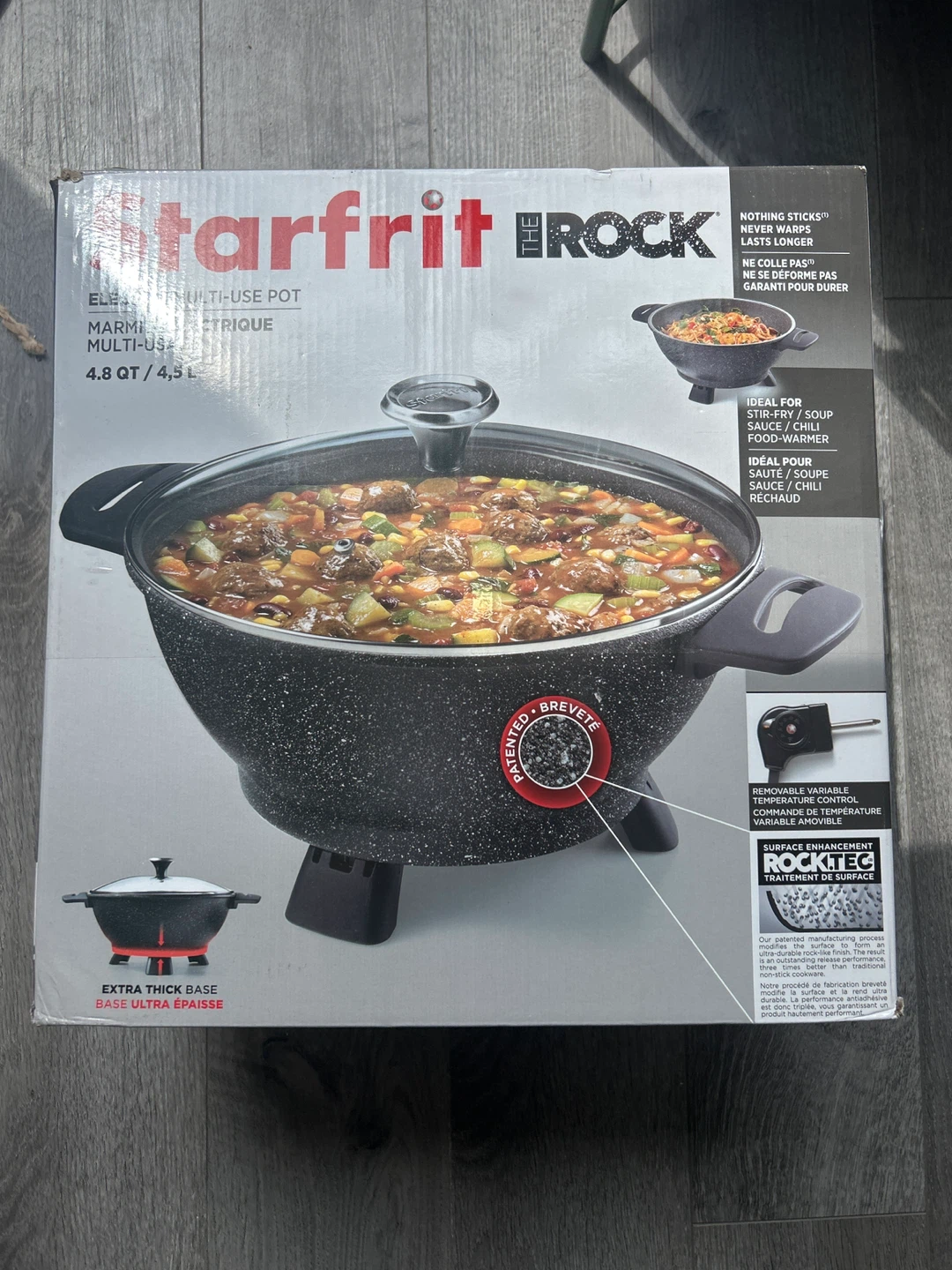 Starfrit The Rock 4.8 QT Electric Multi-Use Pot