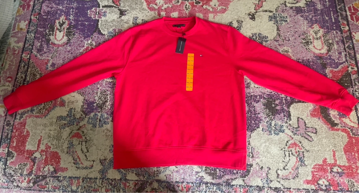 Tommy Hilfiger Red Crewneck Sweatshirt XXL