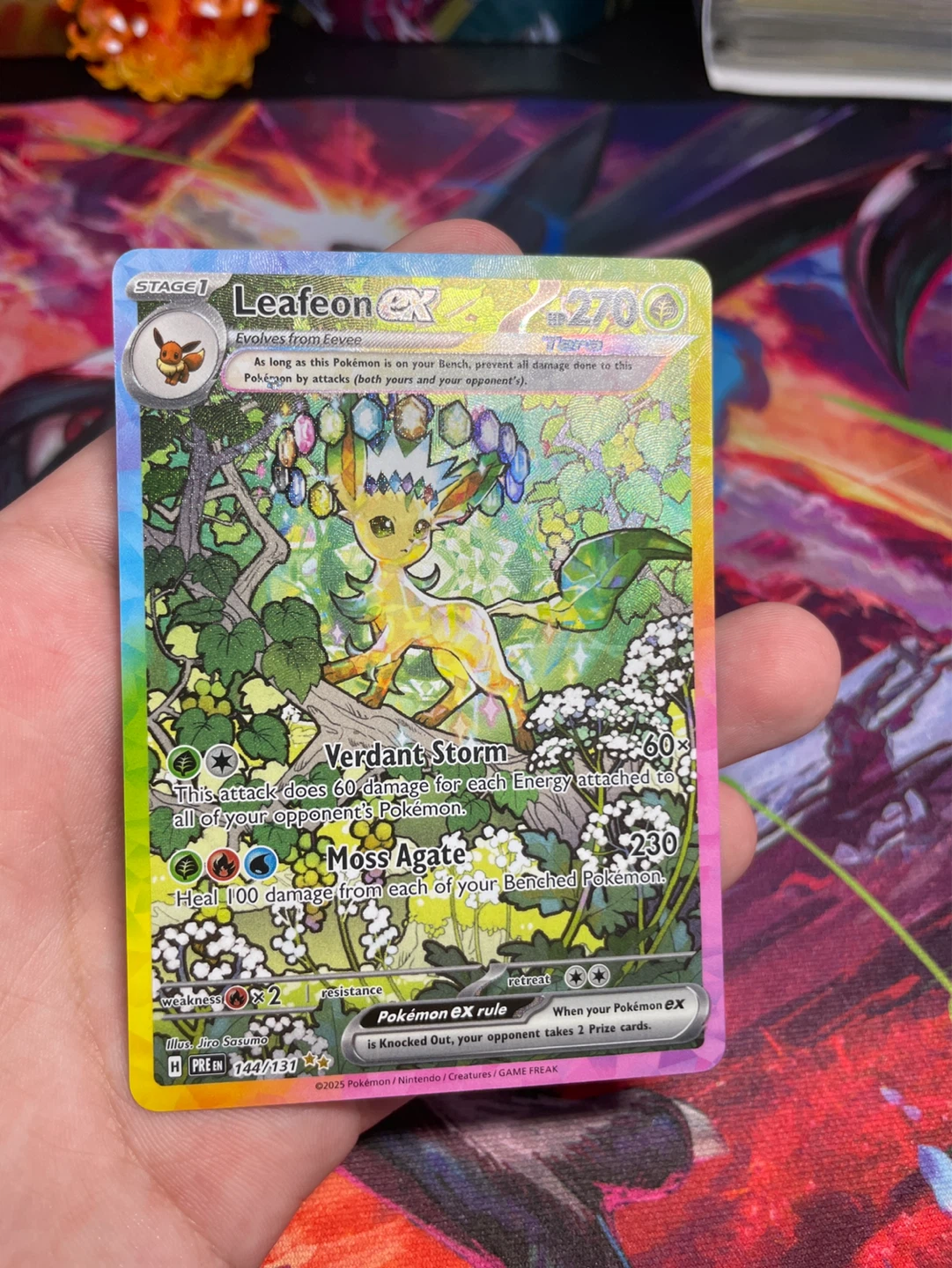 Leafeon EX Pokémon Card - photo 4