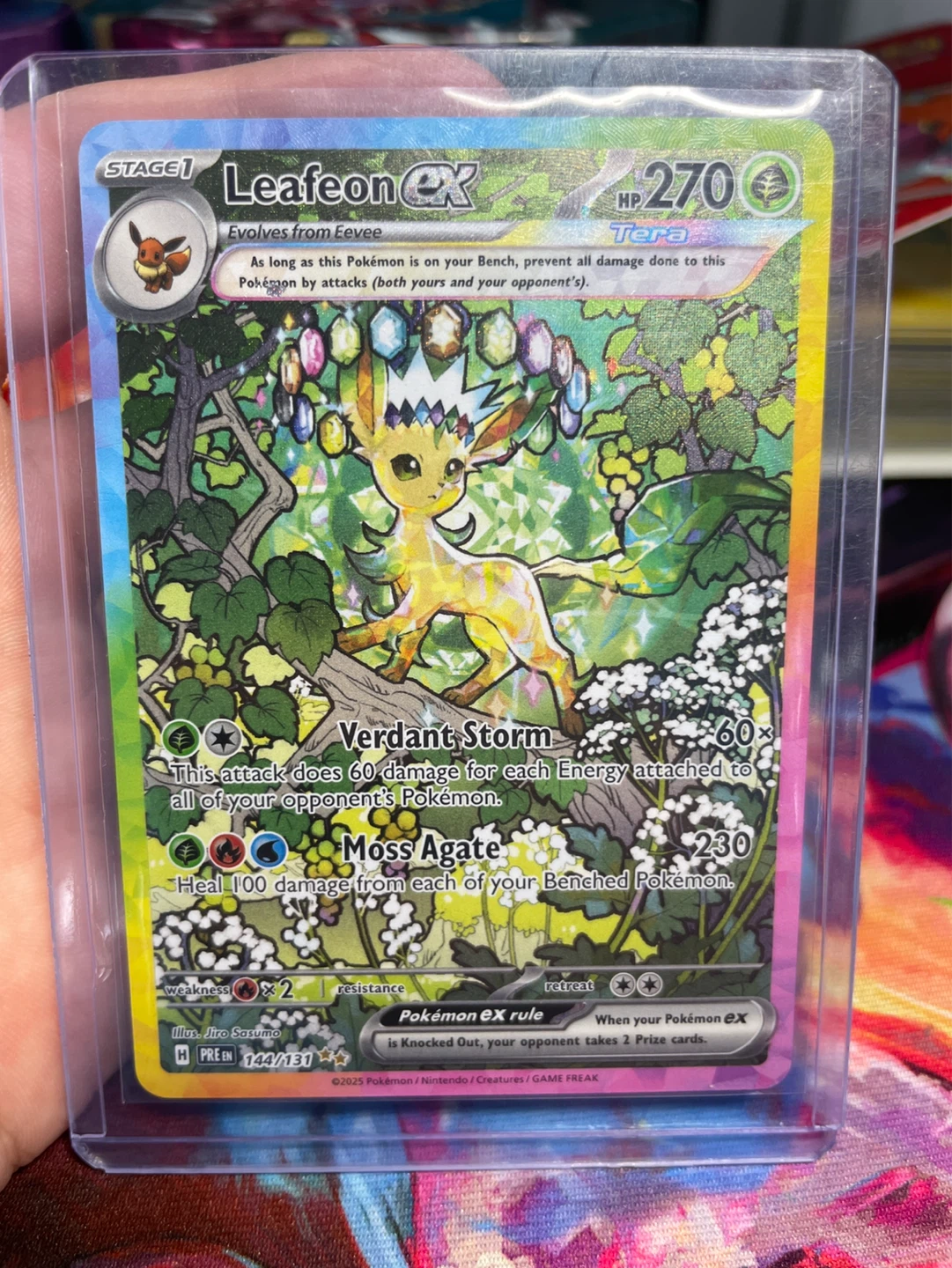 Leafeon EX Pokémon Card