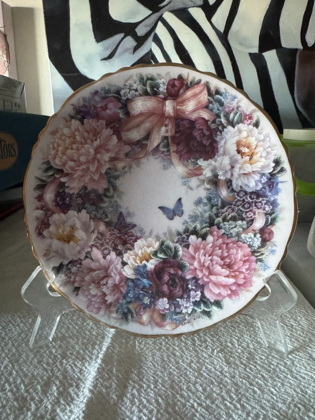 W.S. George "Sitting Softly" Plate by Cyndi Callog