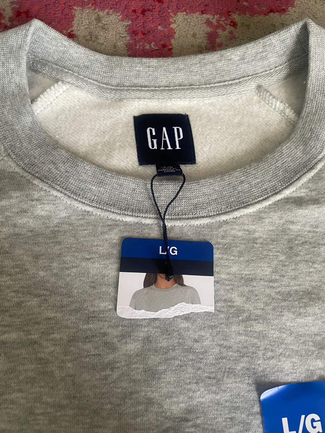GAP Grey Crewneck Sweatshirt L/G - photo 3