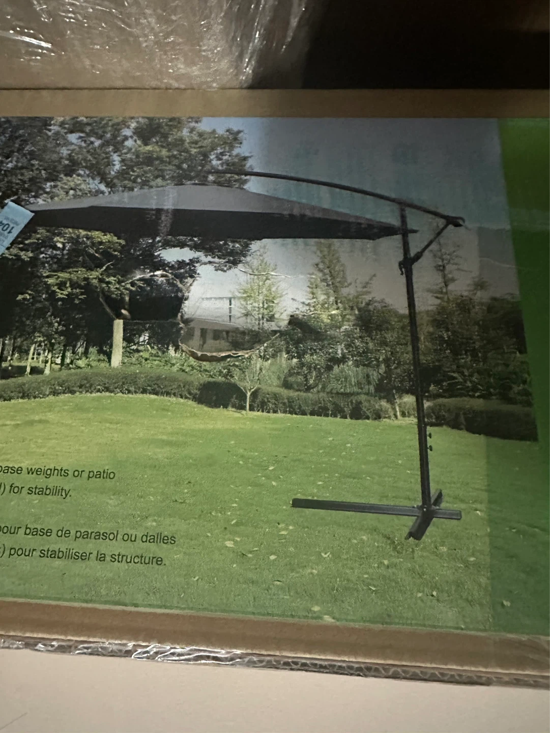 🌱 Brand New 10ft Cantilever Patio Umbrella – Sealed - photo 2