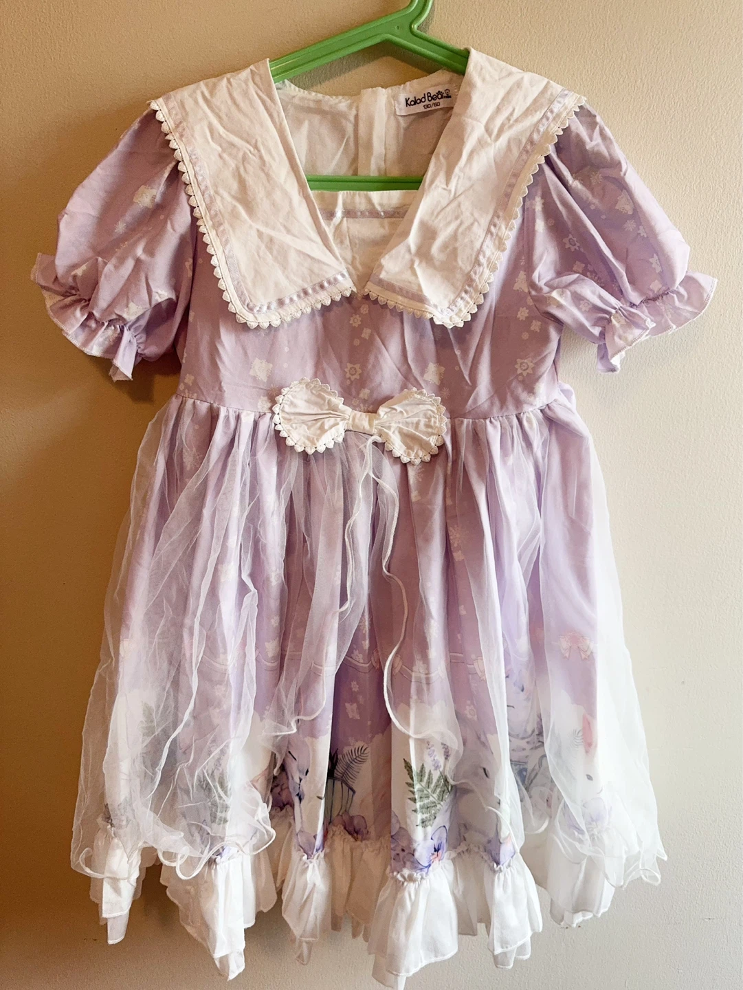Kids Lolita Style Dress set 2 - Pink/Purple Toddler 7/8T - photo 2