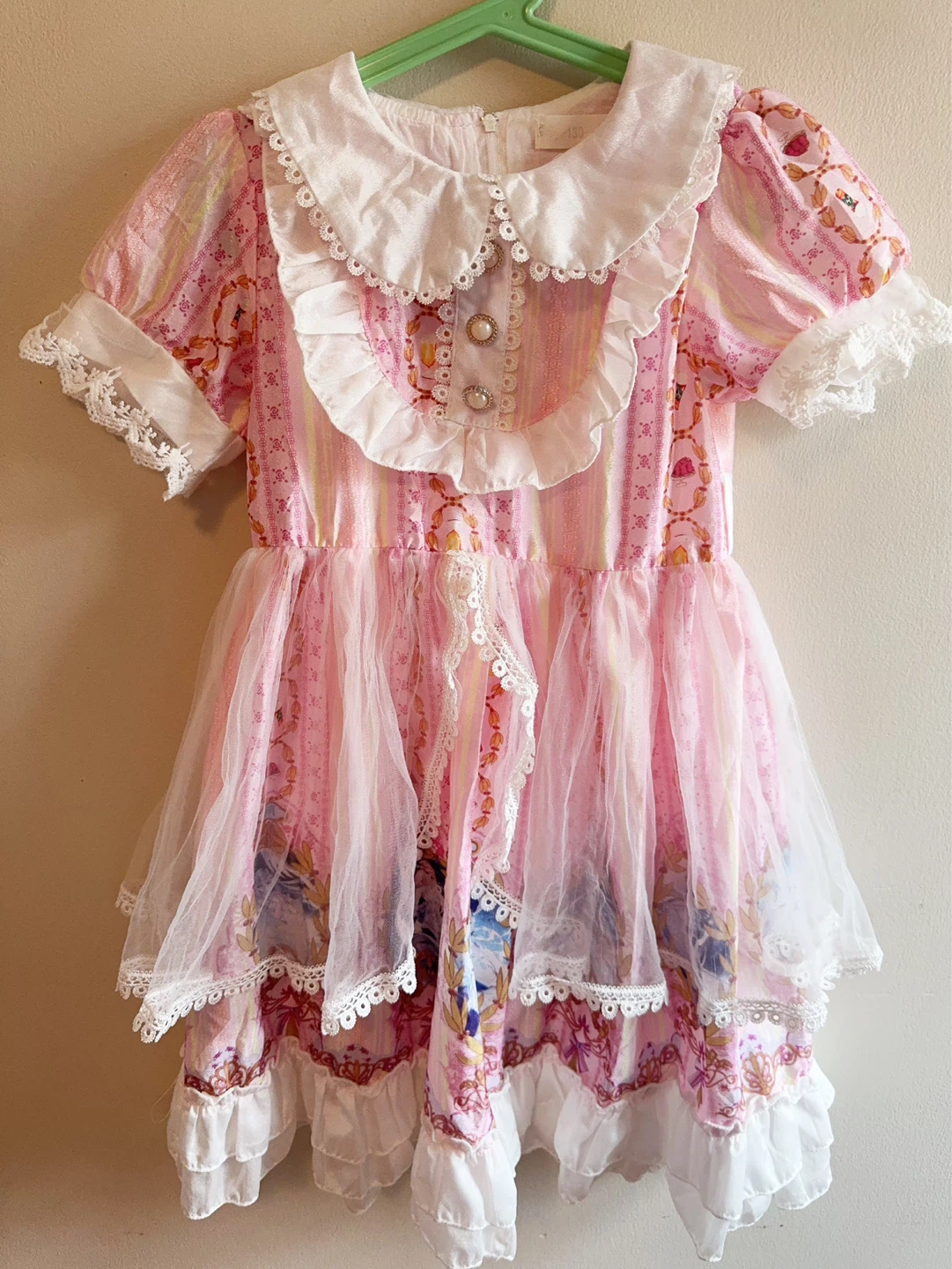 Kids Lolita Style Dress set 2 - Pink/Purple Toddler 7/8T - photo 5
