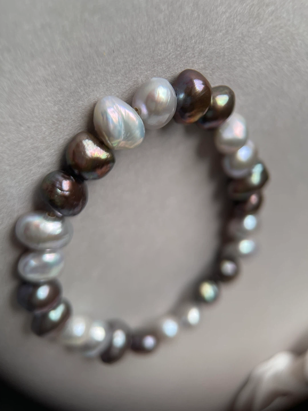 Natural Freshwater Keshi Pearl Bracelet - photo 2