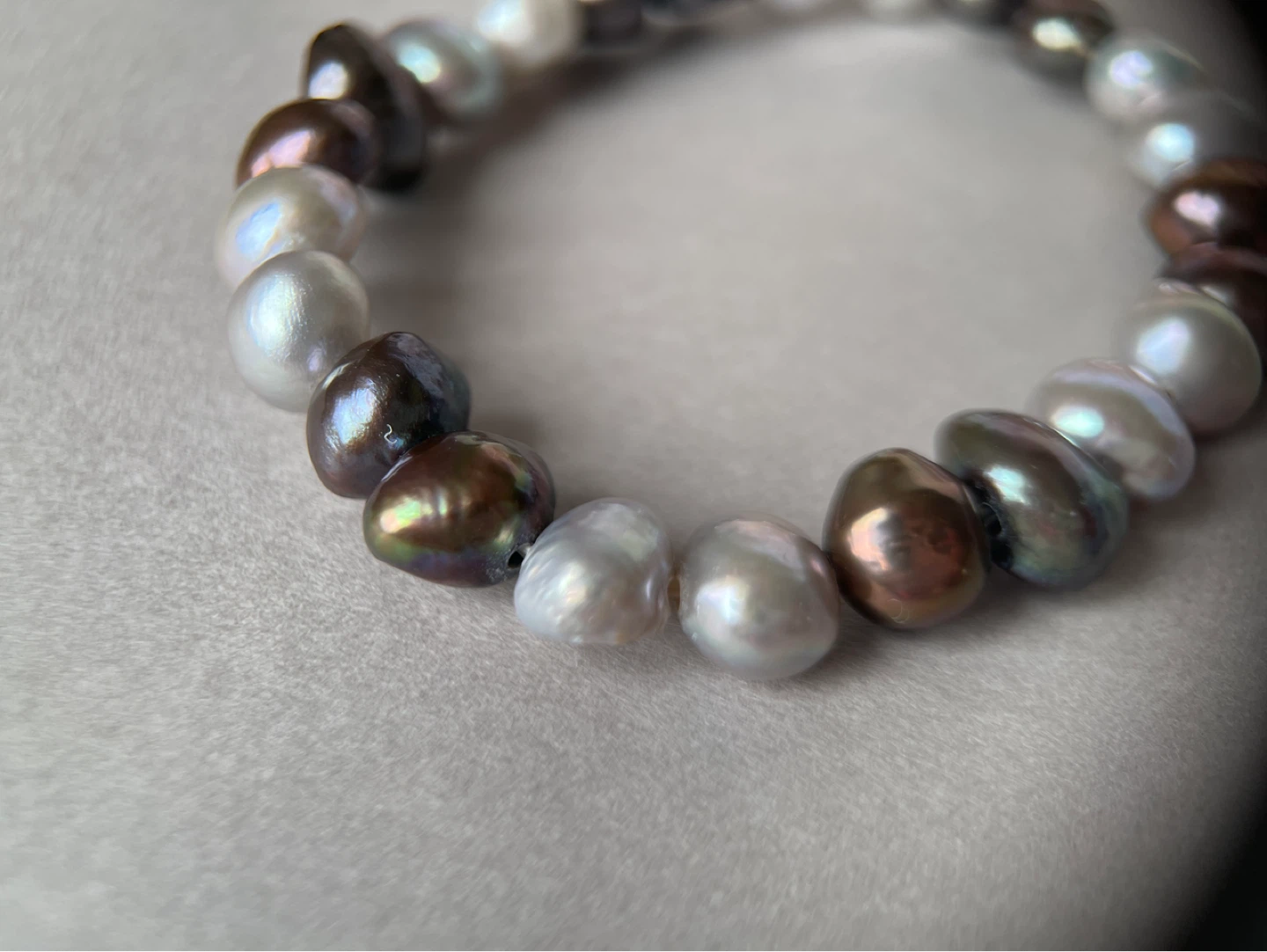 Natural Freshwater Keshi Pearl Bracelet - photo 5