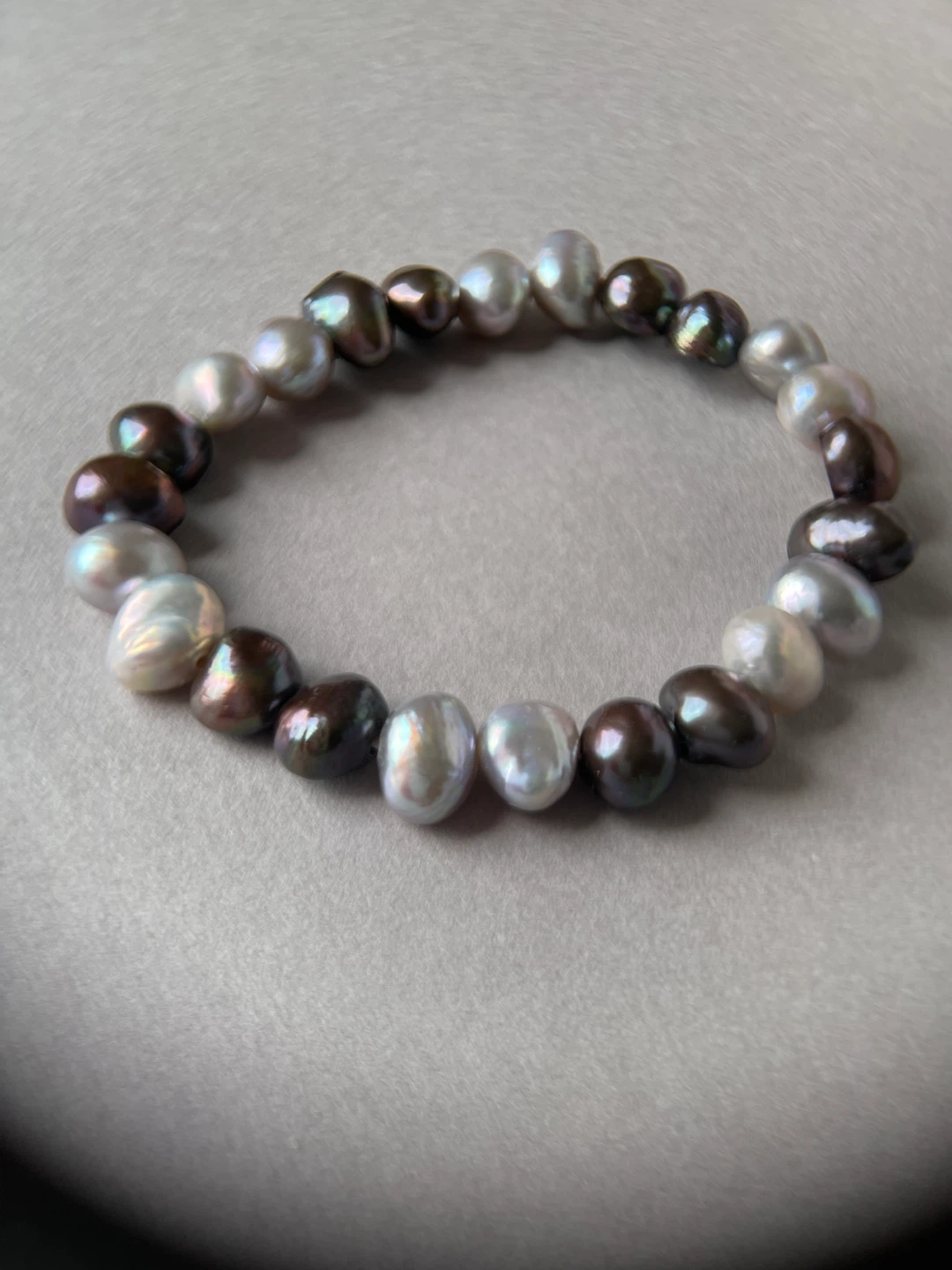 Natural Freshwater Keshi Pearl Bracelet