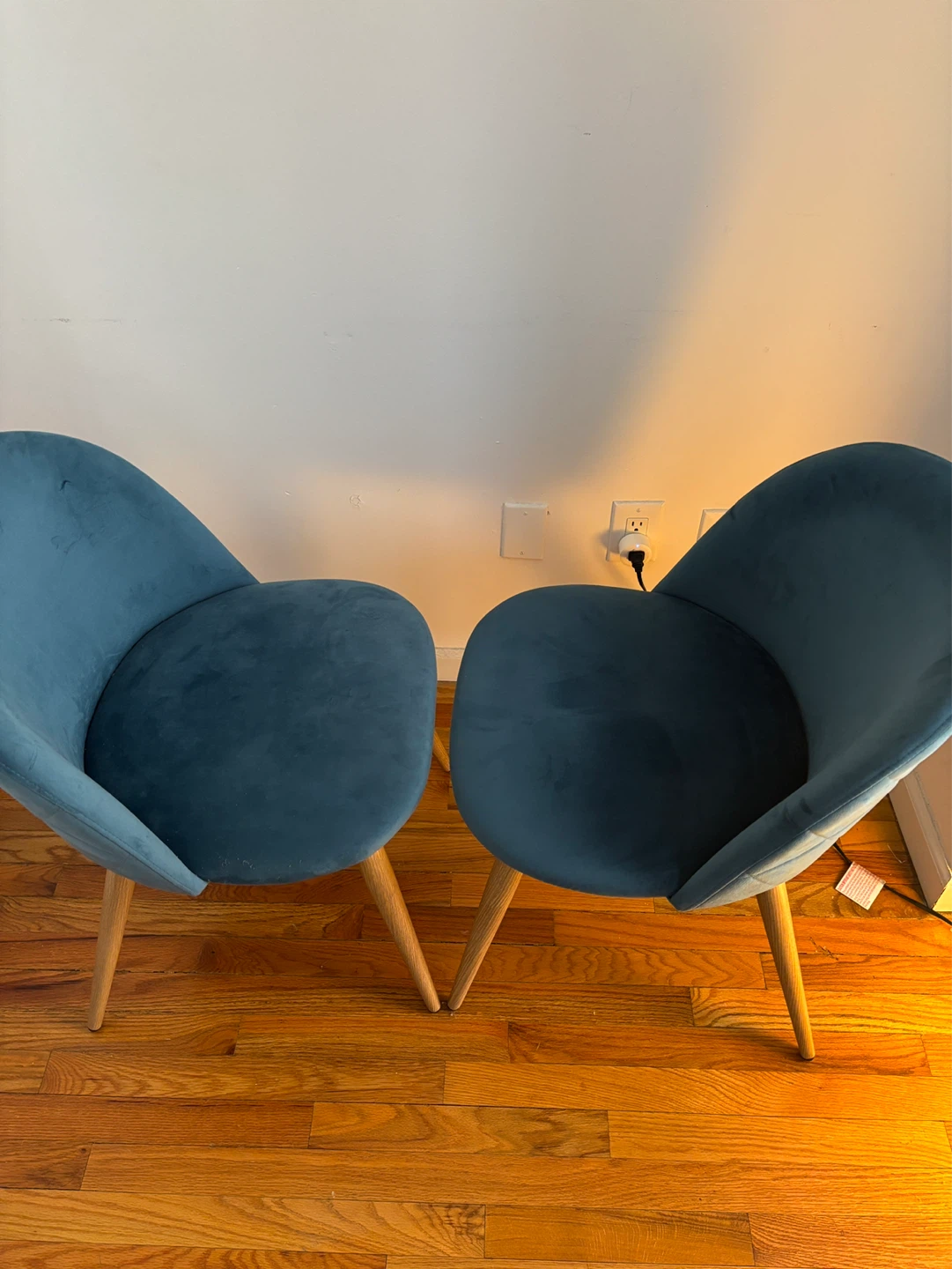 Velvet Accent Chairs - Set of 2 - photo 4
