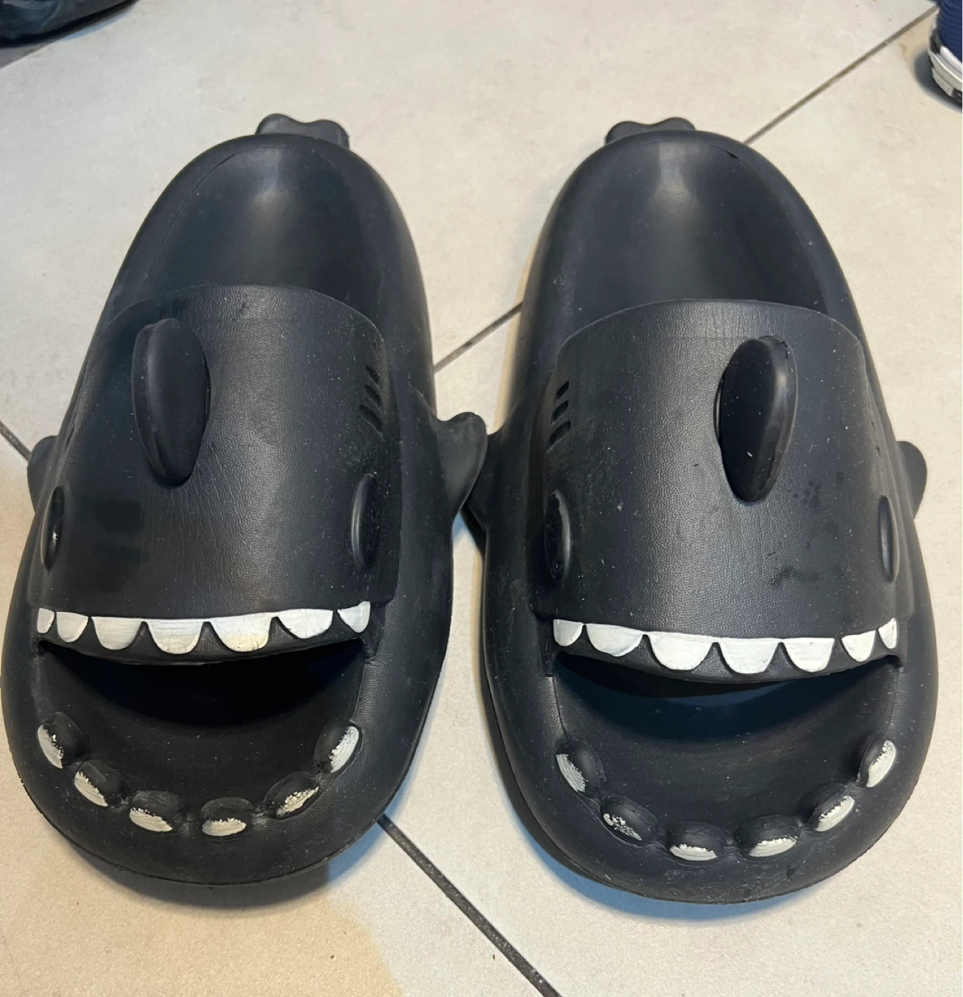 Black Shark Slides - Size 44-45
