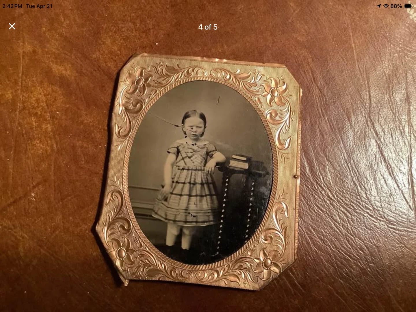 Antique/Victorian Tintype Photograph 🐞 - photo 4