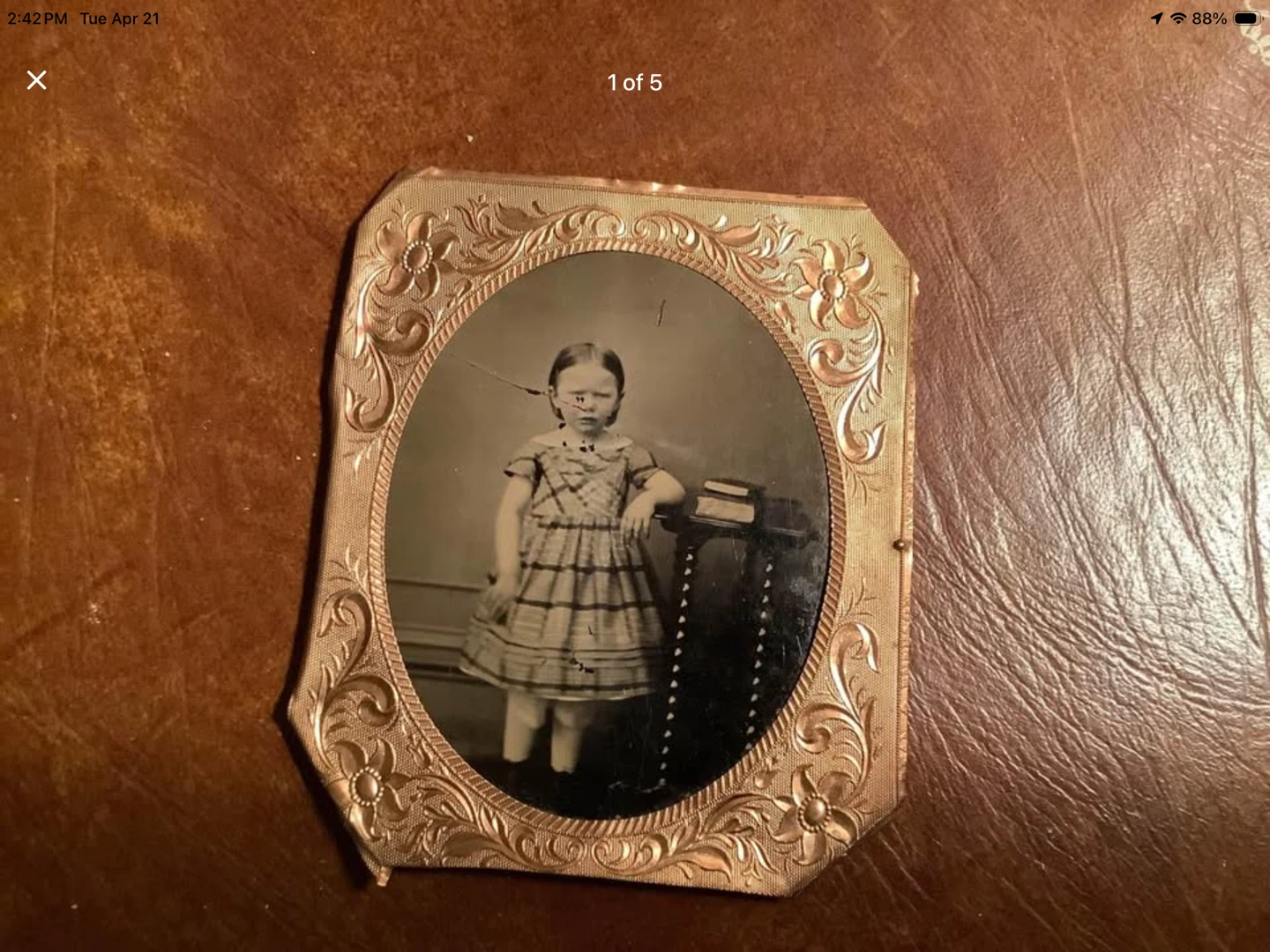 Antique/Victorian Tintype Photograph 🐞